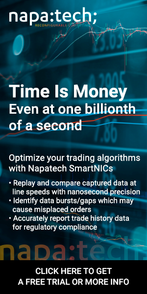 Napatech FinTech display ad